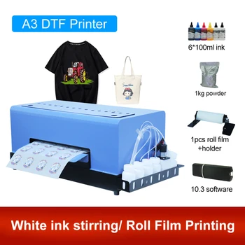 A3 A4 DTF Yazıcı için L805 DTF Doğrudan Transfer Film Yazıcı 33CM DTF Yazıcı Rulo Film Baskı T Shirt baskı makinesi
