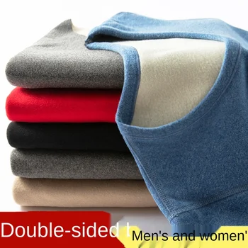 Termal iç çamaşır Erkekler Kış Kadın Paçalı Don Setleri Polar Sıcak Tutmak Soğuk Havalarda Boyutu L 4XL termal iç çamaşır