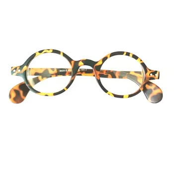 Vintage Oval Yuvarlak 42.70 mm Gözlük Çerçeveleri Miyopi Mens Womens Tam Jant Retro Moda Gözlük Rx Mümkün