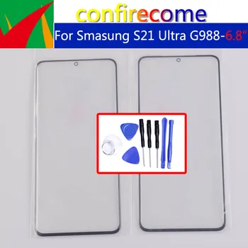 Samsung Galaxy S21 Ultra G988 SM-G998B Dokunmatik Ekran Ön LCD Cam Panel Dış Cam Lens İle OCA İçi Boş Tutkal Değiştirme