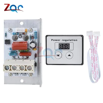 AC 220 V 80A Güç Düzenleme 10000 W SCR LED Dijital elektronik voltaj Regülatörü Hız Kontrol ışık dimeri termostat