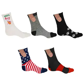 Gösteriş Penis Çorap Erkekler için Yenilik Komik Çorap noel hediyesi Yeni Pamuk Penis Çorap Gösteriş Erkekler Çorap Komik