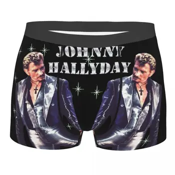 Johnny Hallyday Rock Müzik Fransız Şarkıcı Erkek Iç Çamaşırı baksır şort Külot Komik Yumuşak Külot Homme
