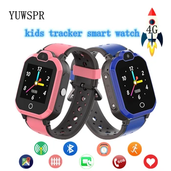 4G gps'li çocuk takip cihazı Smartwatch GPS LBS WIFI Konumu El Feneri SOS Görüntülü Arama Desteği İbranice Izleme Bebek SIM Telefon Saati LT05