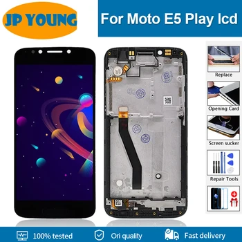 Orijinal lcd Ücretsiz Kargo Motorola E5 Play Go LCD Moto XT1921 Ekran Dokunmatik Panel Cam ekran digitizer Meclisi