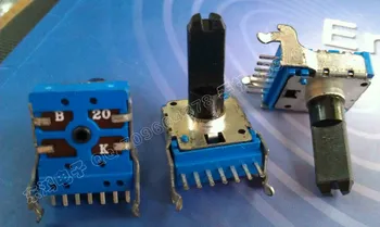 Tayvan tarafından üretilen Rk14 potansiyometre yatay b20k 17mm eksen hacmi potansiyometre