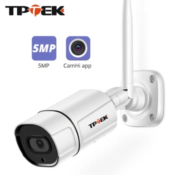 TPTEK 5MP IP Kamera Wifi Açık Wi-Fi Güvenlik Koruma Kablosuz Video Gözetim 1080P Kamera Wi Fi Ev CCTV Camhi Kamera