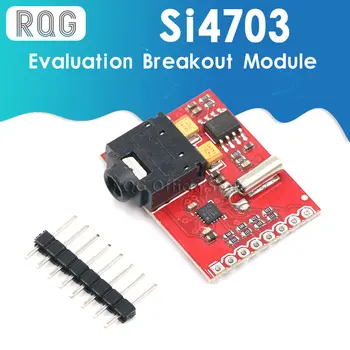 Sı4703 RDS FM Radyo Tuner Değerlendirme Breakout Modülü Arduino AVR PIC ARM Radyo Veri Hizmeti Filtreleme Taşıyıcı Modülü