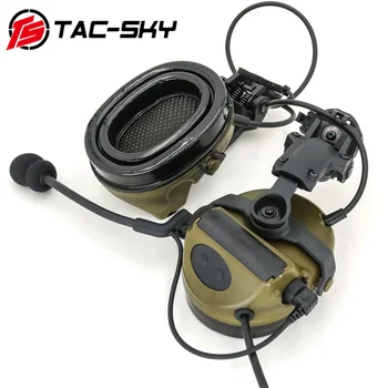 TAC-SKY Taktik Elektronik Gürültü önleyici Kulaklıklar COMTAC II Kask ARK Parça Braketi Silikon Earmuffs Çekim Kulaklıklar