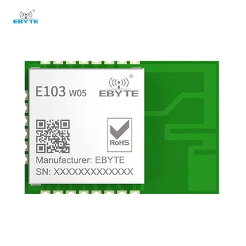 W600 Wifi Modülü Kablosuz Alıcı 2.4 GHz 20dBm EBYTE E103-W05 Düşük maliyetli PCB Anten UART Düşük Güç Tüketimi