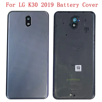 Pil Kapağı Arka Kapı Konut Arka LG K30 2019 LM-X320EMW Pil Kapağı Orta Çerçeve ile Logo ile Yedek Parçalar