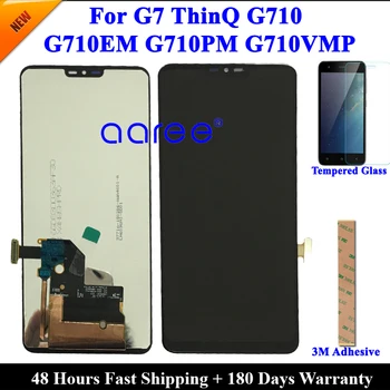 Test LCD ekran LG G7 LCD G7 ThinQ G710 LCD ekran LG G7 G710 G710EM Ekran LCD Ekran dokunmatik sayısallaştırıcı tertibatı