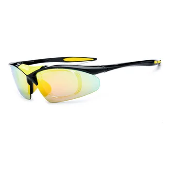 Bisiklet Sunglasse Erkekler Polarize Spor Gözlük Degrade Renk Lens UV400 3 Renkler