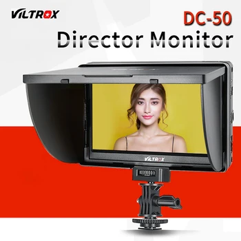Viltrox DC 50 Viltrox DC - 50 Taşınabilir 5 İnç Ekran 480P Clip-on Renkli LCD monitör HDMI Kamera için Fotoğraf Stüdyosu Aksesuarları