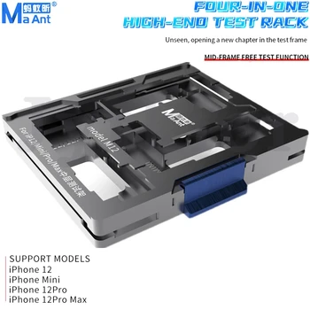 MaAnt iPhone X - 11 Pro Max 12 mini 12 13 Pro MAX Anakartı Katmanlı Test Cihazı Mantık Kurulu Orta Çerçeve Yukarı/Aşağı Test Fikstürü Kurulu