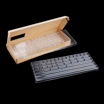 2 Kat Klavye Tuş saklama kutusu Yıkanabilir Şeffaf Kapak Keycaps Koleksiyonu Klavye Seti Organizatör