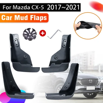 4x Araba Çamurluklar Mazda CX 5 İçin CX-5 CX5 2021 Aksesuarları KF 2017~2021 Çamur Flaps Splash Guard Ön Arka Çamurluk Araba Aksesuarları