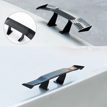 Araba Arka Spoiler Mini Kanat Küçük Model Dekorasyon Otomobil Parçaları GT Tarzı Winglet