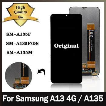 Orijinal A13 samsung LCD Galaxy A13 4G LCD A135F Ekran dokunmatik ekran samsung için dijitalleştirici A13 LTE A135F A135U A135U1 LCD