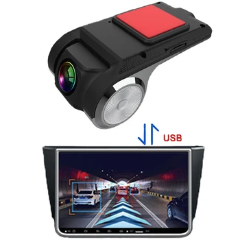 HD 720P araba dvr'ı Dash Video Kaydedici Android USB Kamera Gece Görüş Döngü Kayıt G-sensor 170 ° Geniş Açı Kayıt Dashcam