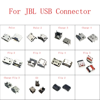 50 adet mikro usb şarj portu için JBL Şarj 3 4 / Flip 5 4 3 2 Klip 2 Flip5 bluetooth hoparlör USB şarj doku konektör soket