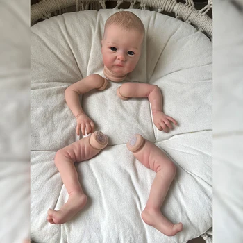 Bebe Reborn Kiti Tink Vinil Zaten Boyalı Bitmemiş Boş Yeniden Doğmuş Bebek Parçaları 16 İnç DIY Boş Kitleri DIY Boş Yeniden Doğmuş Kiti