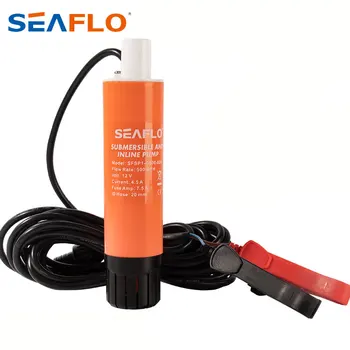 SEAFLO Taşınabilir Lineer Pompa Mini 12V DC 280/500GPH RV Yat İçin Can Pompalama Su Ve Yağ Güçlendirici Gömme Su Pompası