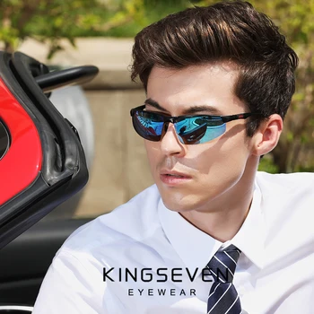 KINGSEVEN Marka 2021 Polarize Serisi Sürüş erkek Alüminyum Güneş Gözlüğü Ayna Lens Erkek güneş gözlüğü Kadın Erkek Gözlük
