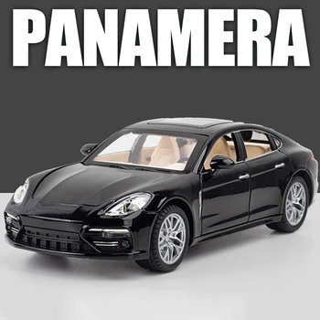1/24 Panamera Alaşım Model Araba Simülasyon Ses ve ışık Geri Çekin çocuk Diecast Oyuncak Araba Süsler doğum günü hediyesi Çocuklar İçin