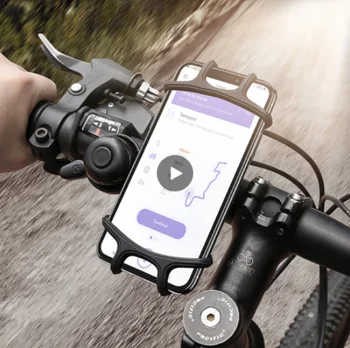 Evrensel Motosiklet Bisiklet Cep Telefonu Tutucu iPhone Samsung Xiaomi Huawei İçin Cep Telefonu Cep Bisiklet Gidon Braketi Tutucu