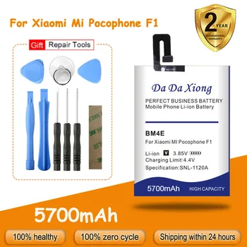 Ücretsiz Kargo BM4E 5700mAh Xiao mi mi Pocophone F1 Poco Cep Telefonu Yedek Batteria + Araçları