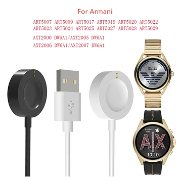 Armani için ART5023 ART5024 akıllı saat ART5027 AXT2000 DW6A1 şarj kablosu Manyetik Şarj Veri Kablosu