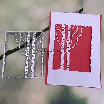 Ahşap çerçeve Metal Kesme Ölür Şablonlar için Kalıp Kesim DIY Scrapbooking Albümü Kağıt Kartı Kabartma