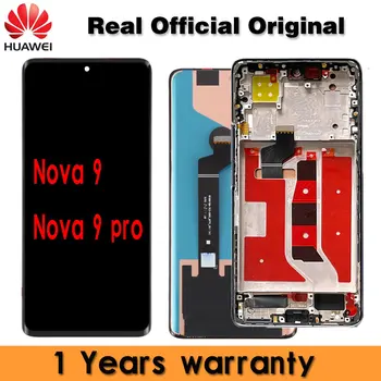 Orijinal Ekran Huawei Nova 9 Pro lcd Nova 9 nam-lx9 Ekran Dokunmatik Panel Sayısallaştırıcı çerçeve Meclisi ile Onarım parçaları Değiştirme